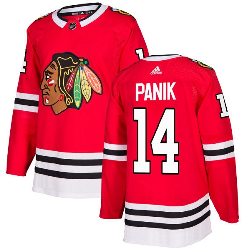 Adidas Chicago Blackhawks 14 Richard Panik Red Home Authentic Stitched Youth NHL Jersey